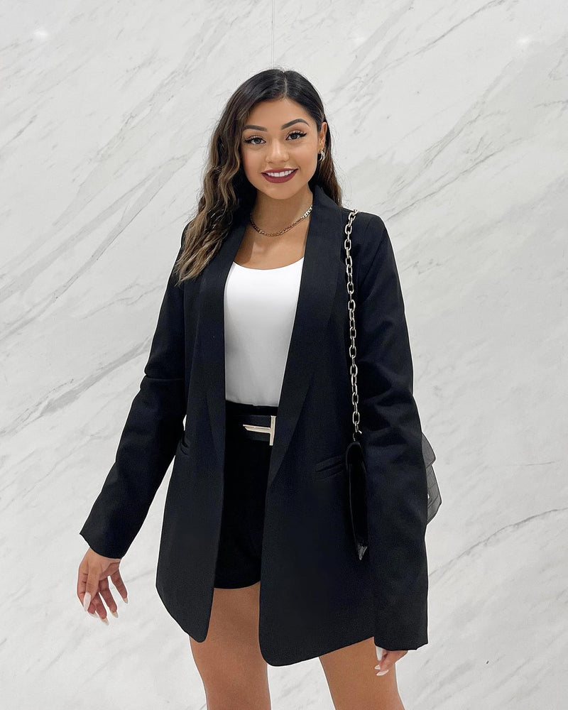 BLAZER BOYFRIEND NEGRO