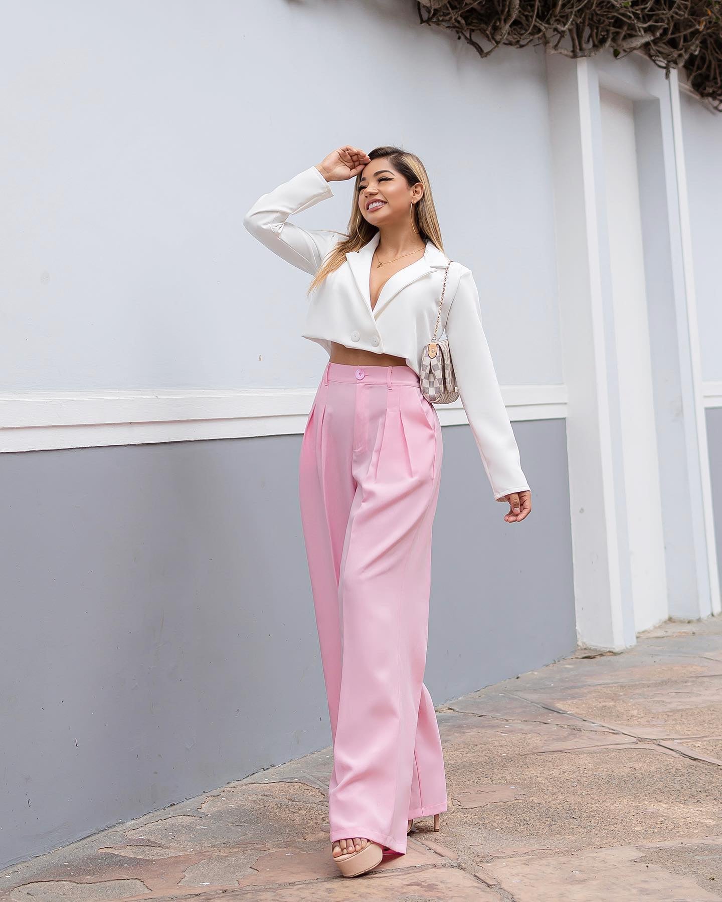 PANT SASTRE PALAZZO | rosado