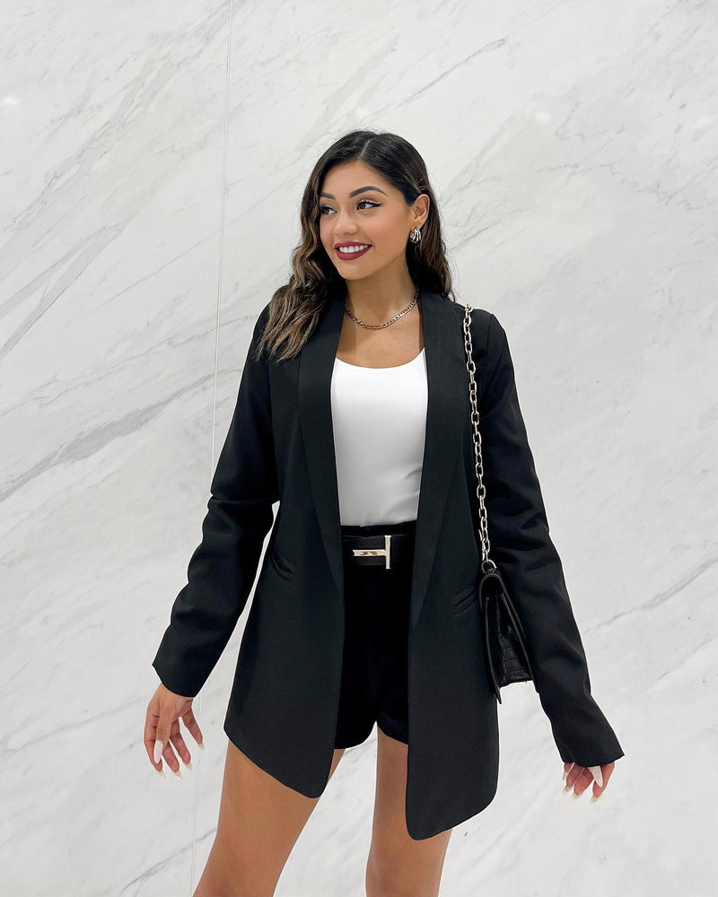 BLAZER BOYFRIEND NEGRO