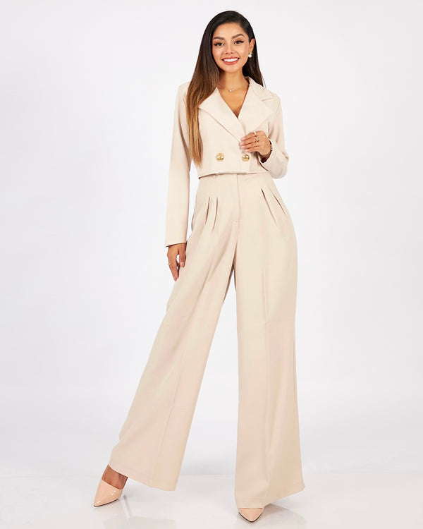 BLAZER + PANT SASTRE | BEIGE