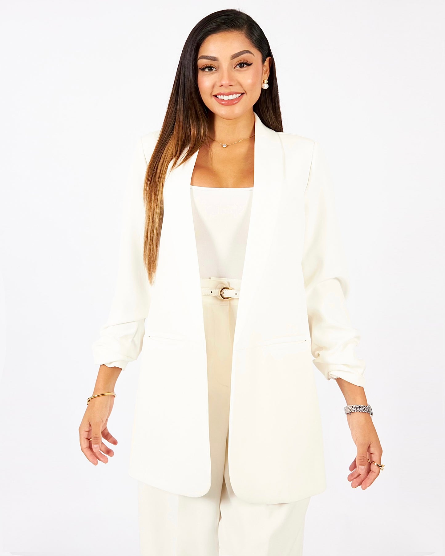 BLAZER BOYFRIEND SIENA | hueso