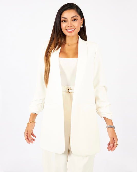 BLAZER BOYFRIEND SIENA | hueso